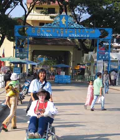 Nan crosses Burma to Thailand