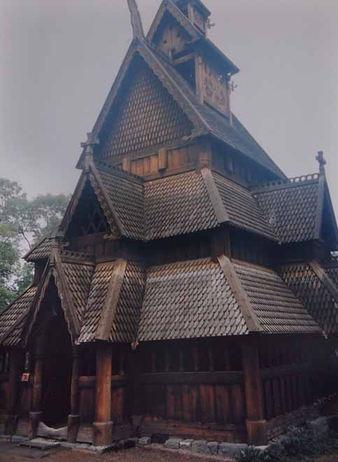 Disabilities do not keep Nate and Nancy Berger from stave church Norway