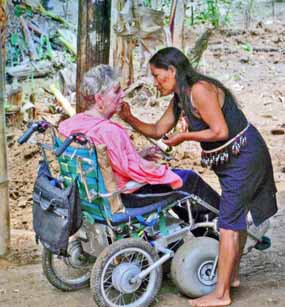 Disabled travel facepaint ecuador