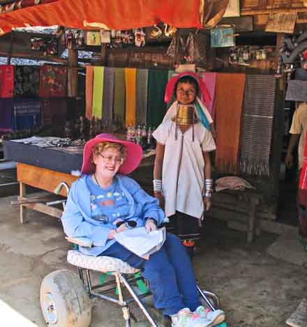 disabled travelers nancy and nate in northern thailand