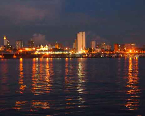 Manaus Brazil sunset